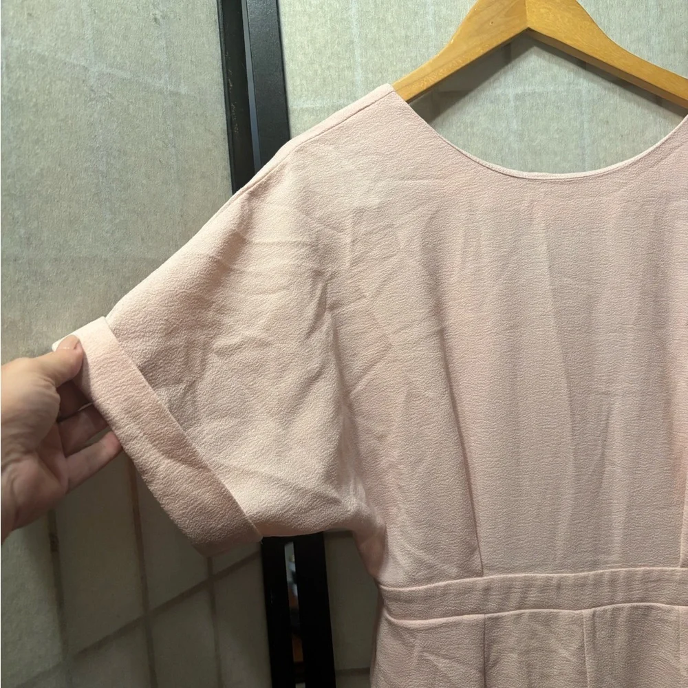 ASOS Midi Structured Fitted Peach Midi Pencil Style Dress, minor flaw listed - Picture 3 of 13